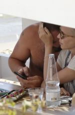 KYLIE MINOGUE and Joshua Sasse on Holiday in Sifnos, Greece, June 2016