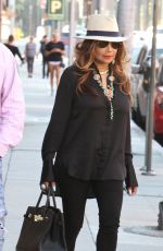 LA TOYA JACKSON Out and About in Beverly Hills 07/05/2016