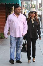 LA TOYA JACKSON Out and About in Beverly Hills 07/05/2016