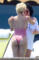 LADY GAGA in Swimsuit at Pedregal Resort in Mexico 07/16/2016