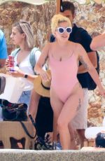LADY GAGA in Swimsuit at Pedregal Resort in Mexico 07/16/2016