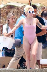 LADY GAGA in Swimsuit at Pedregal Resort in Mexico 07/16/2016