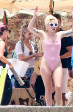 LADY GAGA in Swimsuit at Pedregal Resort in Mexico 07/16/2016