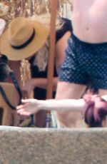 LADY GAGA in Swimsuit at Pedregal Resort in Mexico 07/16/2016