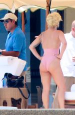 LADY GAGA in Swimsuit at Pedregal Resort in Mexico 07/16/2016