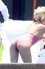 LADY GAGA in Swimsuit at Pedregal Resort in Mexico 07/16/2016