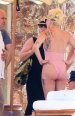 LADY GAGA in Swimsuit at Pedregal Resort in Mexico 07/16/2016