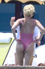 LADY GAGA in Swimsuit at Pedregal Resort in Mexico 07/16/2016