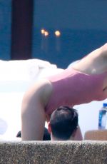 LADY GAGA in Swimsuit at Pedregal Resort in Mexico 07/16/2016