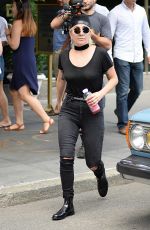 LADY GAGA Leaves Her Apartment in New York 07/27/2016