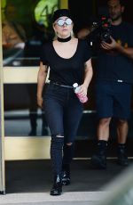 LADY GAGA Leaves Her Apartment in New York 07/27/2016