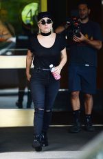 LADY GAGA Leaves Her Apartment in New York 07/27/2016