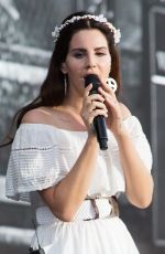 LANA DEL REY Performs at Les Vieilles Charrues Music Festival in France 07/17/2016