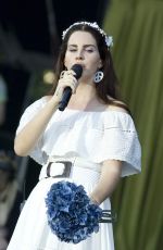 LANA DEL REY Performs Live at Les Vieilles Charrues Music Festival in France 07/17/2016