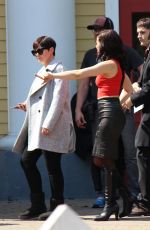 LANA PARRILLA on the Set of 