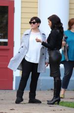 LANA PARRILLA on the Set of 
