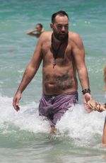LAUREN FOSTER and <ARYSOL PATTON on the Beach in Miami 0716/2016