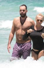LAUREN FOSTER and <ARYSOL PATTON on the Beach in Miami 0716/2016