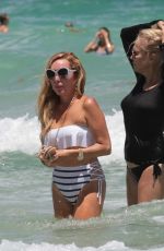 LAUREN FOSTER and <ARYSOL PATTON on the Beach in Miami 0716/2016