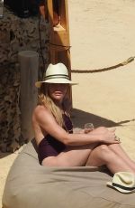 LAUREN POPE and BAMBI HAINES in Bikinis on the Beach in Ibiza 07/02/2016