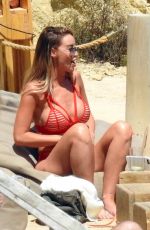 LAUREN POPE and BAMBI HAINES in Bikinis on the Beach in Ibiza 07/02/2016