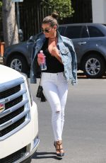 LEA MICHELE at Nine Zero One Salon in West Hollywood 07/13/2016