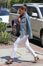 LEA MICHELE at Nine Zero One Salon in West Hollywood 07/13/2016
