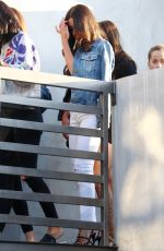 LEA MICHELE at Nine Zero One Salon in West Hollywood 07/13/2016