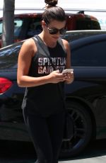 LEA MICHELE Out and About in Los Angeles 07/15/2016