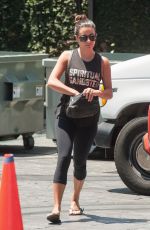 LEA MICHELE Out and About in Los Angeles 07/15/2016