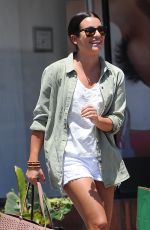 LEA MICHELE Out Shopping in Los Angeles 07/25/2016
