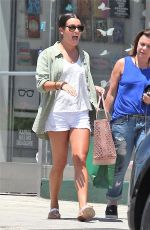 LEA MICHELE Out Shopping in Los Angeles 07/25/2016