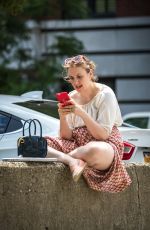 LENA DUNHAM Out and About in New York 06/27/2016