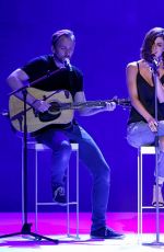 LENA MEYER-LANDRUT Performs at Mareike Massing Show at MBFW in Berlin 06/30/2016