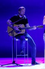 LENA MEYER-LANDRUT Performs at Mareike Massing Show at MBFW in Berlin 06/30/2016