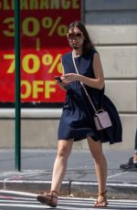 LILY ALDRIDGE Out and About in New York 07/06/2016