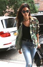 LILY ALDRIDGE Out in New York 07/25/2016