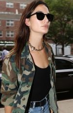 LILY ALDRIDGE Out in New York 07/25/2016