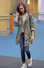 LILY COLLINS Arrives at Airport in Vancouver 07/28/2016.