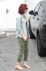 LILY COLLINS Leaves Her Mom