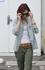 LILY COLLINS Leaves Her Mom