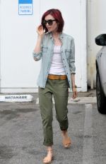 LILY COLLINS Leaves Her Mom
