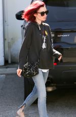 LILY COLLINS Out and About in Los Angeles 07/05/2016