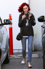 LILY COLLINS Out and About in Los Angeles 07/05/2016
