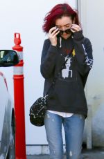 LILY COLLINS Out and About in Los Angeles 07/05/2016