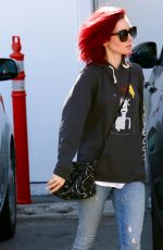 LILY COLLINS Out and About in Los Angeles 07/05/2016