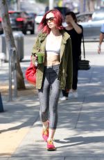LILY COLLINS Out and About in Los Angeles 07/13/2016