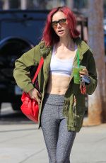 LILY COLLINS Out and About in Los Angeles 07/13/2016
