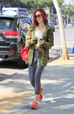 LILY COLLINS Out and About in Los Angeles 07/13/2016