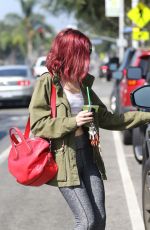 LILY COLLINS Out and About in Los Angeles 07/13/2016